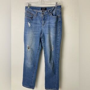 Earl Jeans Women's Blue capris Jeans
